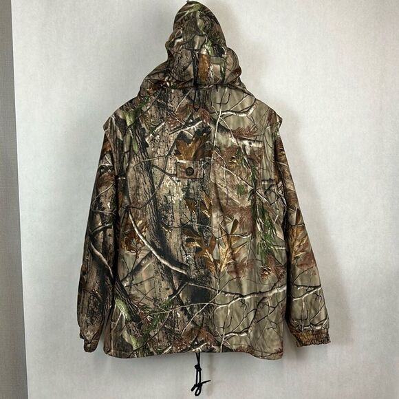 10X RealTree Camo Insulated Outdoors Jacket Coat Mens Sz XL *READ* Hood Pockets - Picture 4 of 13